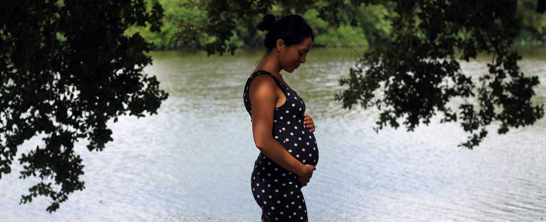 Image of Asian woman who is pregnant
